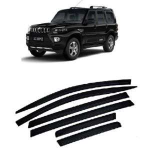 Rain Wind Door Visor Non Breakable Deflector Compatible with Scorpio New